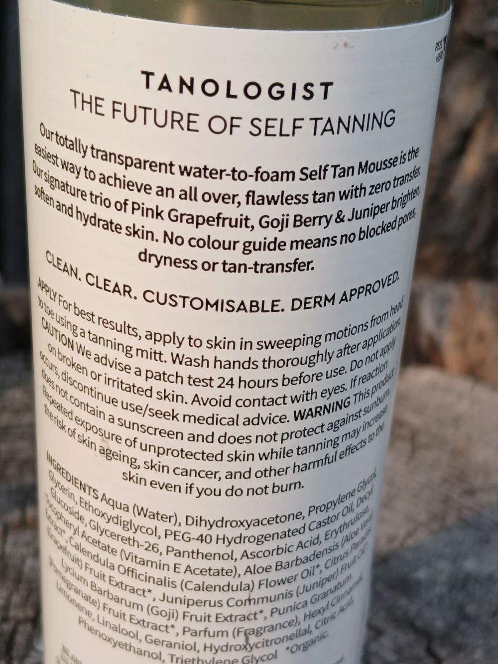 Tanologist Express Tan Self Tan Mousse - Medium NEW